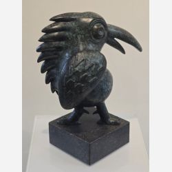 Klimafuglen - skulptur af Carsten Fun Jensen