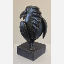 Klimafuglen - skulptur af Carsten Fun Jensen