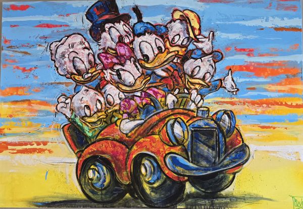 På tur Malerier Jürgen Wölk | Se vores udvalg af malerier af Jürgen Wölk