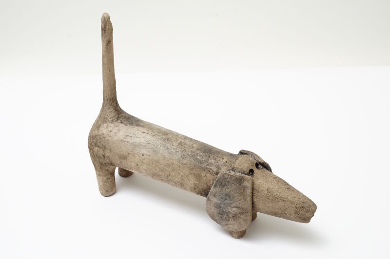 Dachshund M - skulptur af Jikke van de Waal-Bijma Kunst Jikke van de Waal-Bijma | Malerier af Jikke van de Waal-Bijma