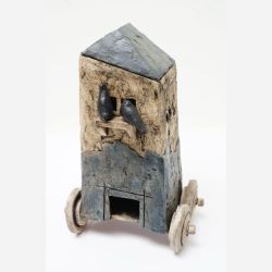 Travelling far away - skulptur af Jikke van de Waal-Bijma