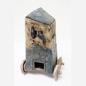 Travelling far away - skulptur af Jikke van de Waal-Bijma