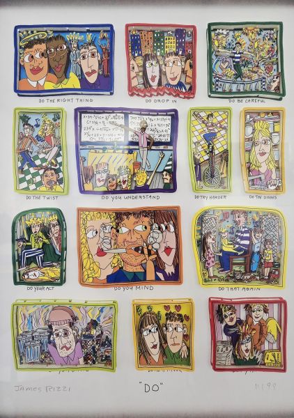 Do Kunst James Rizzi | Originale malerier af James Rizzi | Shop her