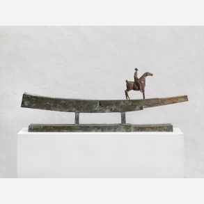 Venezianischer Reiter - skulptur af Michael Jastram