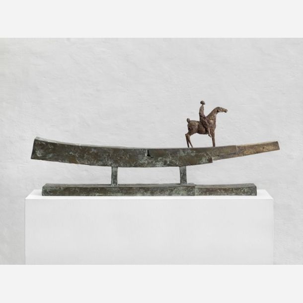 Venezianischer Reiter - skulptur af Michael Jastram