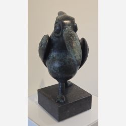Klimafuglen - skulptur af Carsten Fun Jensen