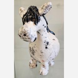 Hest - skulptur af Dorit Knudsen