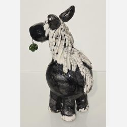 Hest - skulptur af Dorit Knudsen