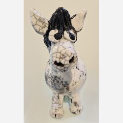 Hest - skulptur af Dorit Knudsen