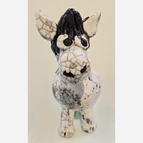Hest - skulptur af Dorit Knudsen