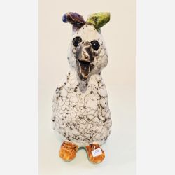 H�ne - skulptur af Dorit Knudsen