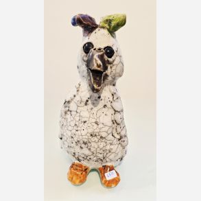 H�ne - skulptur af Dorit Knudsen
