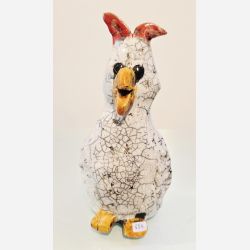H�ne - skulptur af Dorit Knudsen