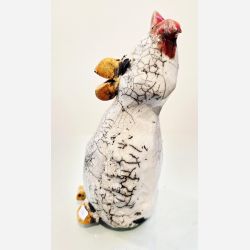 H�ne - skulptur af Dorit Knudsen