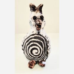 H�ne - skulptur af Dorit Knudsen