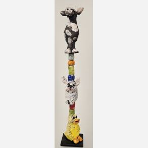 T�rn med dyr - skulptur af Dorit Knudsen