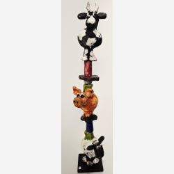 T�rn med dyr - skulptur af Dorit Knudsen