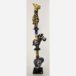 T�rn med dyr - skulptur af Dorit Knudsen