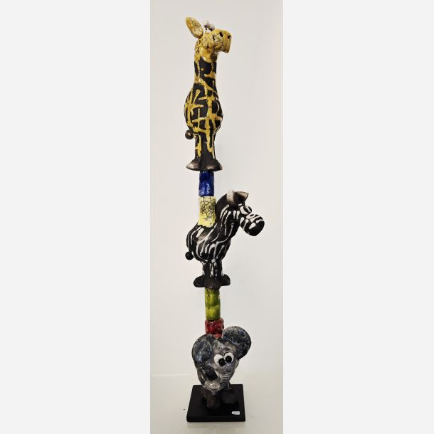 T�rn med dyr - skulptur af Dorit Knudsen
