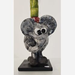 T�rn med dyr - skulptur af Dorit Knudsen