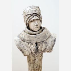 Guard I - skulptur af Jikke van de Waal-Bijma