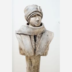 Guard II - skulptur af Jikke van de Waal-Bijma