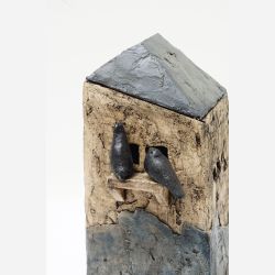 Travelling far away - skulptur af Jikke van de Waal-Bijma