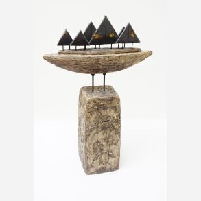 Sailing competition - skulptur af Jikke van de Waal-Bijma
