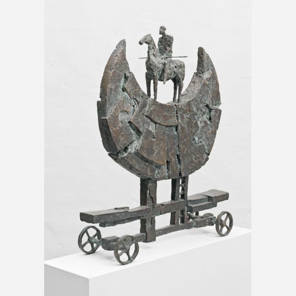 Mondreiter - skulptur af Michael Jastram