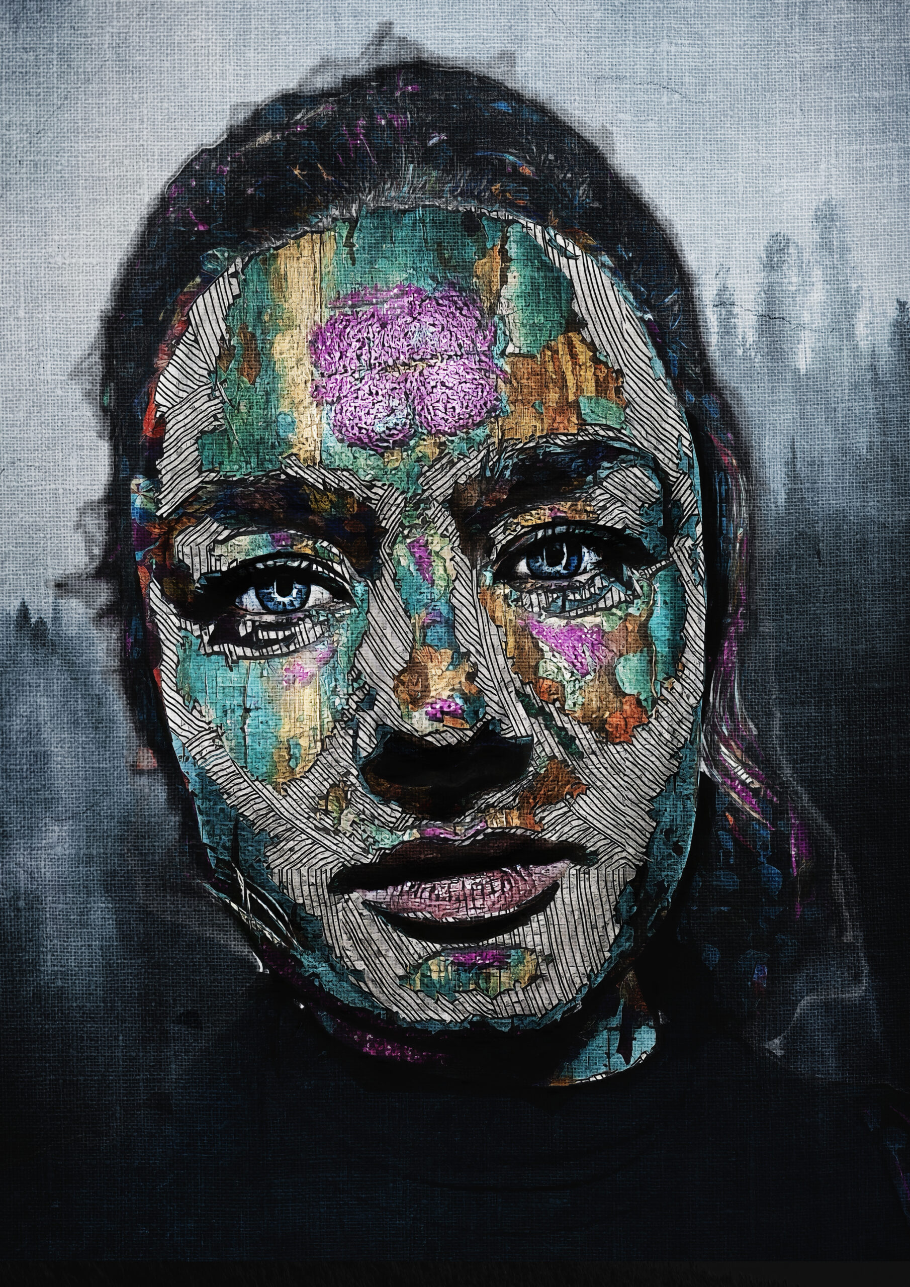 Caroline Fotokunst Niels Maagaard | Digitale værker af Niels Maagaard | Køb her