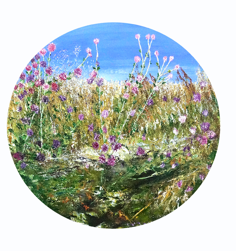 Vild flora Malerier Helle Bang | Smukke skulpturer skabt af Helle Bang