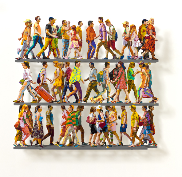 5th Avenue L Vægkunst David Gerstein | Malerier af David Gerstein | Shop her