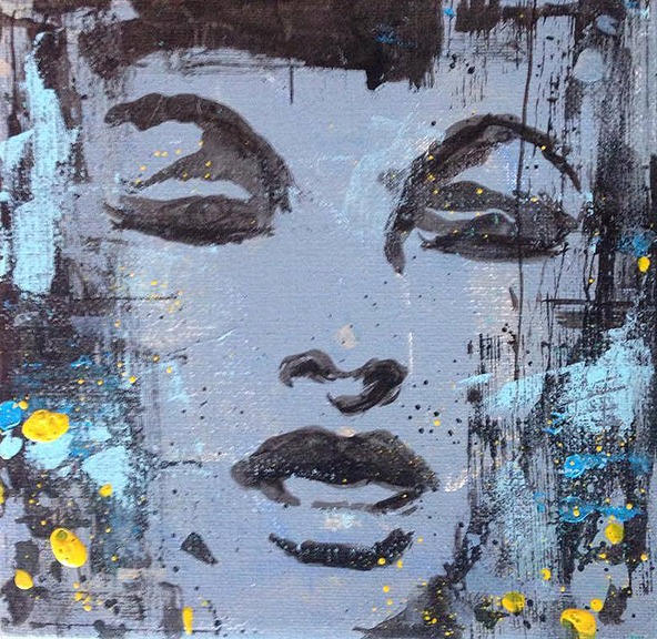 Uden titel Malerier Simon Fellah | Kunstværker af Simon Fellah | Køb her