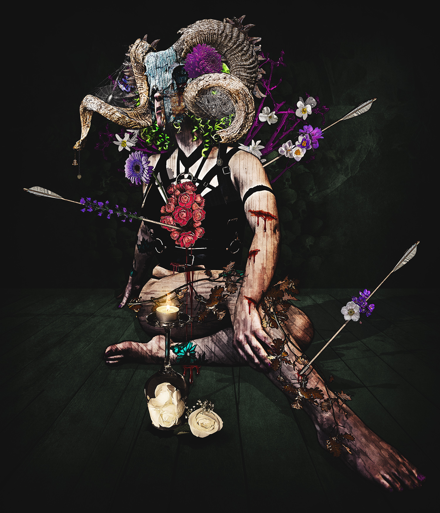 Gjort fortræd Fotokunst Niels Maagaard | Digitale værker af Niels Maagaard | Køb her