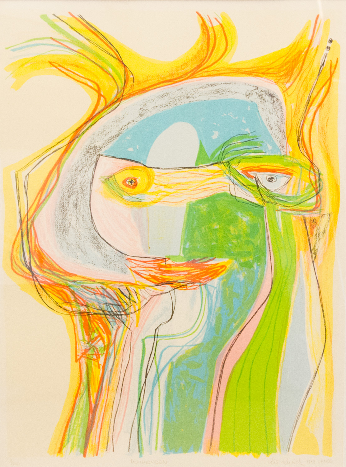 Demimonden Litografier Lis Zwick | Poetiske værker af Lis Zwick | Se udvalget her