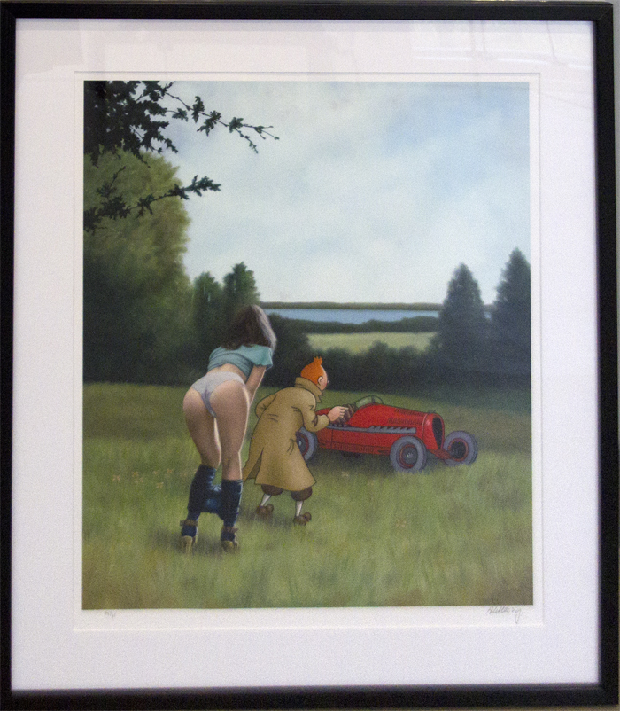 Cool car Litografier Ole Ahlberg | Pop art af Ole Ahlberg | Se udvalget og køb her