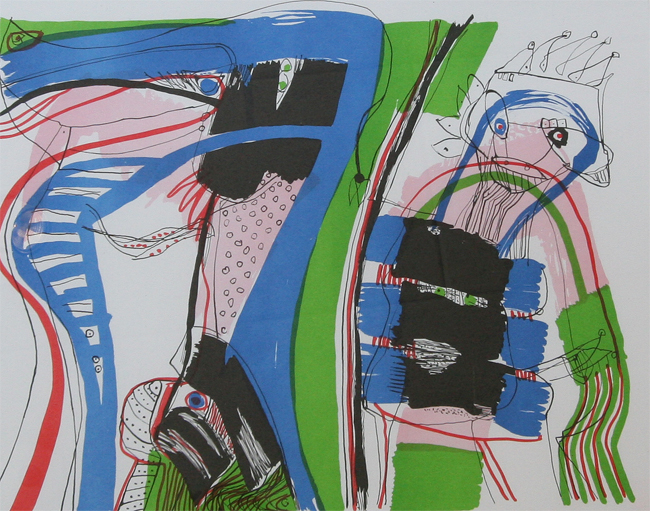 Du og jeg Litografier Lis Zwick | Poetiske værker af Lis Zwick | Se udvalget her