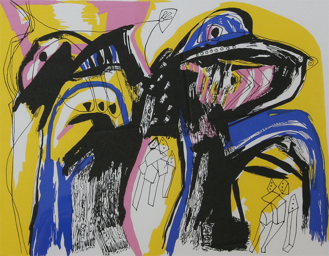 Nattens broer Litografier Lis Zwick | Poetiske værker af Lis Zwick | Se udvalget her