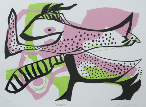 Forføreren Litografier Lis Zwick | Poetiske værker af Lis Zwick | Se udvalget her