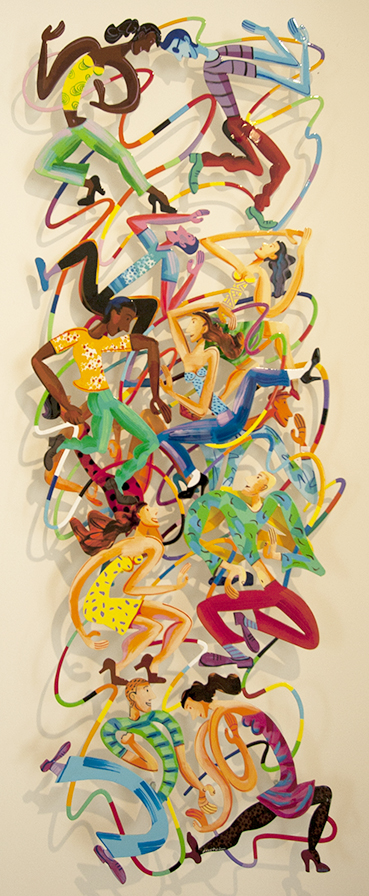 Disco Vægkunst David Gerstein | Malerier af David Gerstein | Shop her