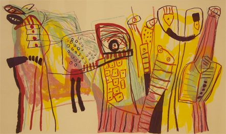 Artisterne Litografier Lis Zwick | Poetiske værker af Lis Zwick | Se udvalget her