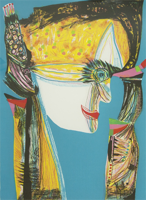 Tvillingerne 1 Litografier Lis Zwick | Poetiske værker af Lis Zwick | Se udvalget her