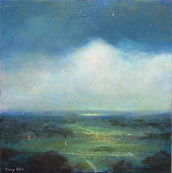 City light Malerier Ronny Hård | Køb dekorative Ronny Hård malerier her