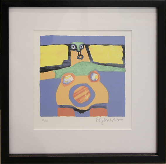 Der er noget indeni Litografier Leif Sylvester malerier | Køb malerier af Leif Sylvester her