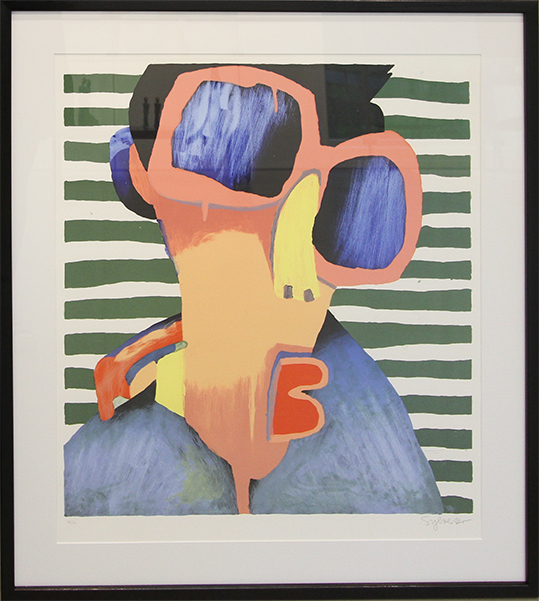 Kysse klar 2 Litografier Leif Sylvester malerier | Køb malerier af Leif Sylvester her