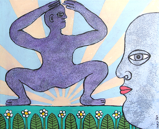 Tidlig morgen Malerier Troels Trier | Køb Troels Trier kunst og maleri - Unikt udvalg