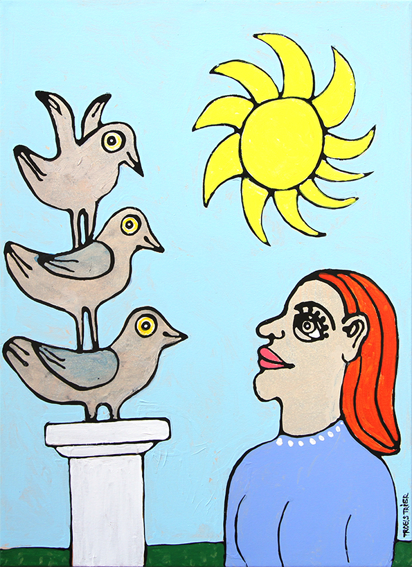 Foderbrættet Malerier Troels Trier | Køb Troels Trier kunst og maleri - Unikt udvalg