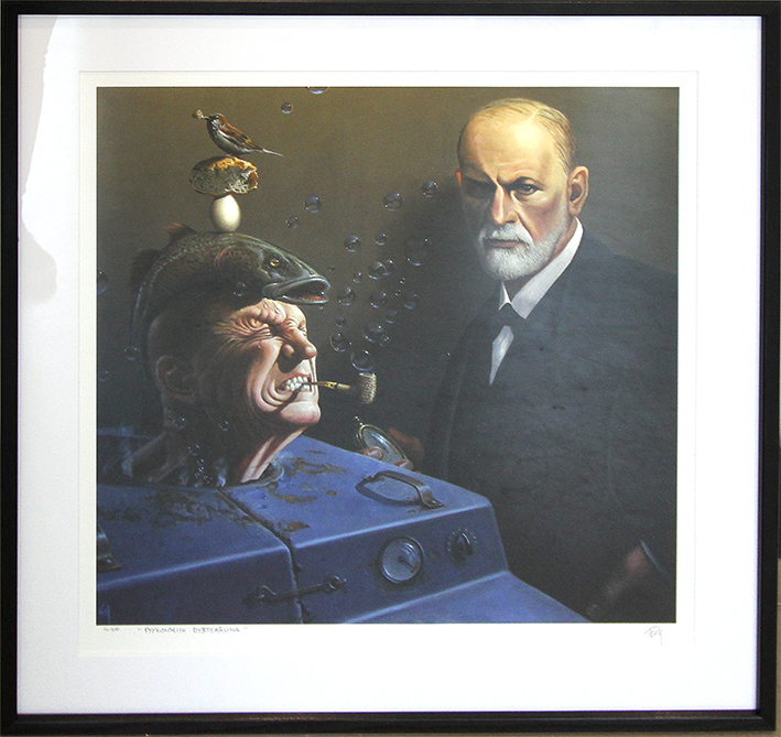 Psykologisk dybdemål Litografier Ole Fick | Værker af multikunstneren Ole Fick | Køb her