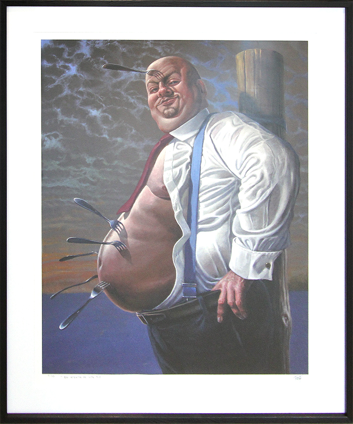 En helgen af vores tid Litografier Ole Fick | Værker af multikunstneren Ole Fick | Køb her