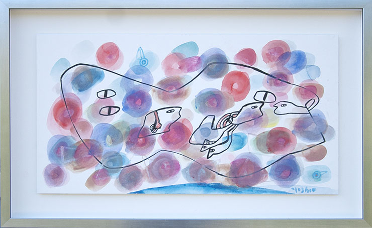 Summer is here Kunst på papir Yoshio Nakajima | Køb malerier er kunstneren Yoshio Nakajima